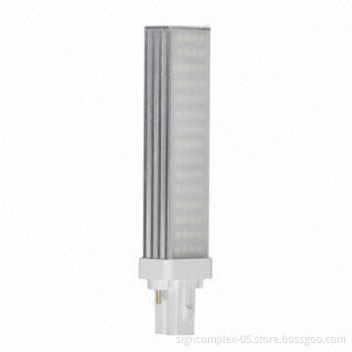 G23 LED Lamp with 60 pieces of SMD 3528 LEDs and 100 to 240V AC/50 to 60Hz Input voltage